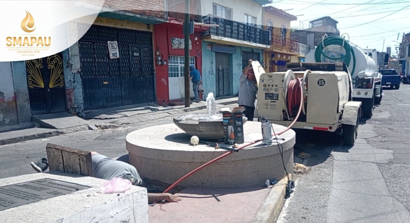 Rehabilitación de la fuente ubicada en la plazuela de la calle Pípila 