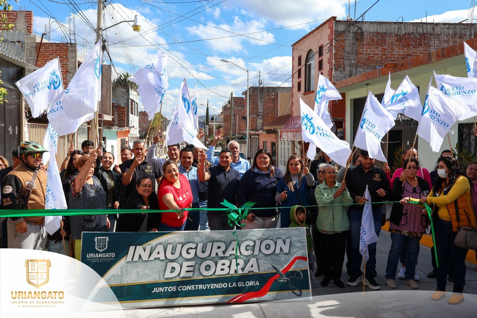 Inauguración de la calle Dalia cona centro