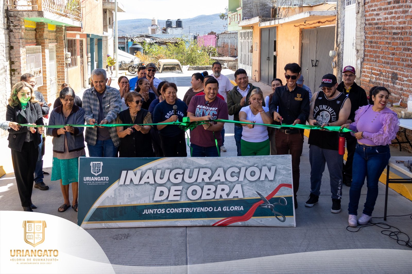 Inauguramos las Privadas de la Primera de Mayo, en la colonia Plan de Ayala 