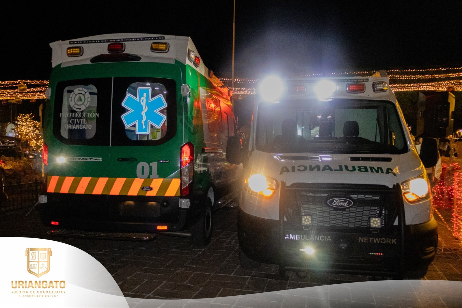 Gracias a las gestiones del Presidente Juan Carlos Martínez Calderón, se llevó acabo la inauguración y presentación de las 2 nuevas ambulancias 